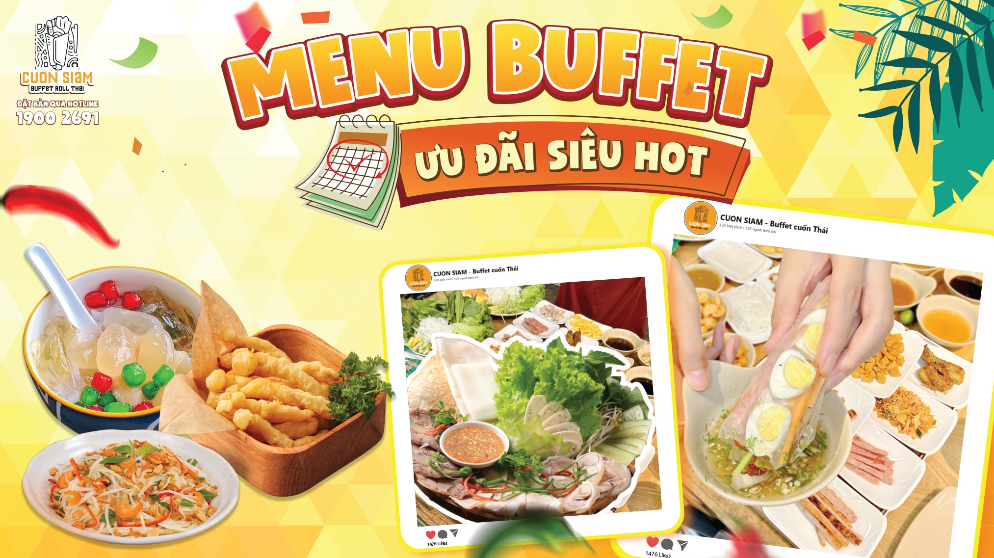 BUFFET & COMBO CUỐN THÁI