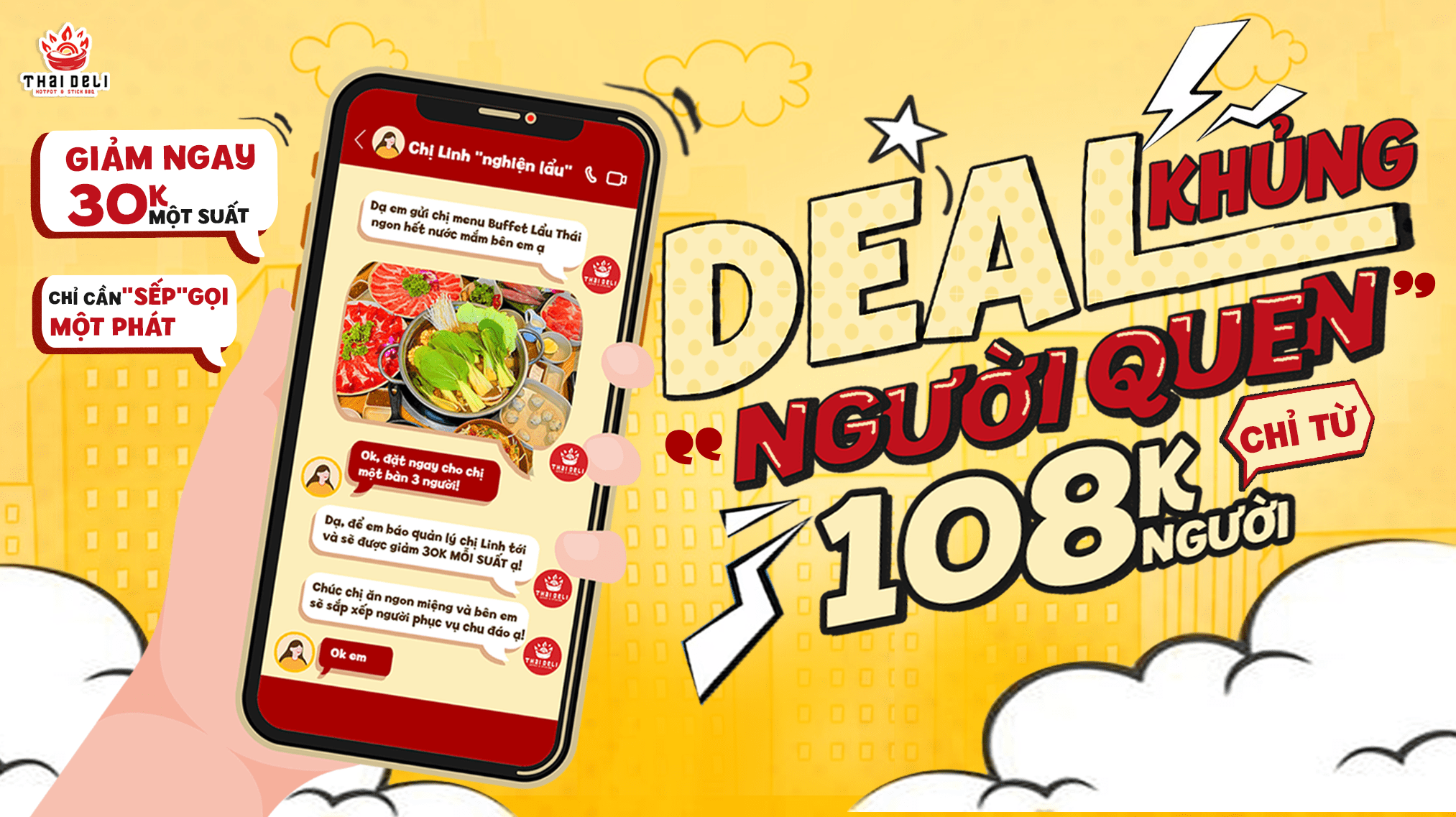 Deal khủng người quen chỉ từ 108K
