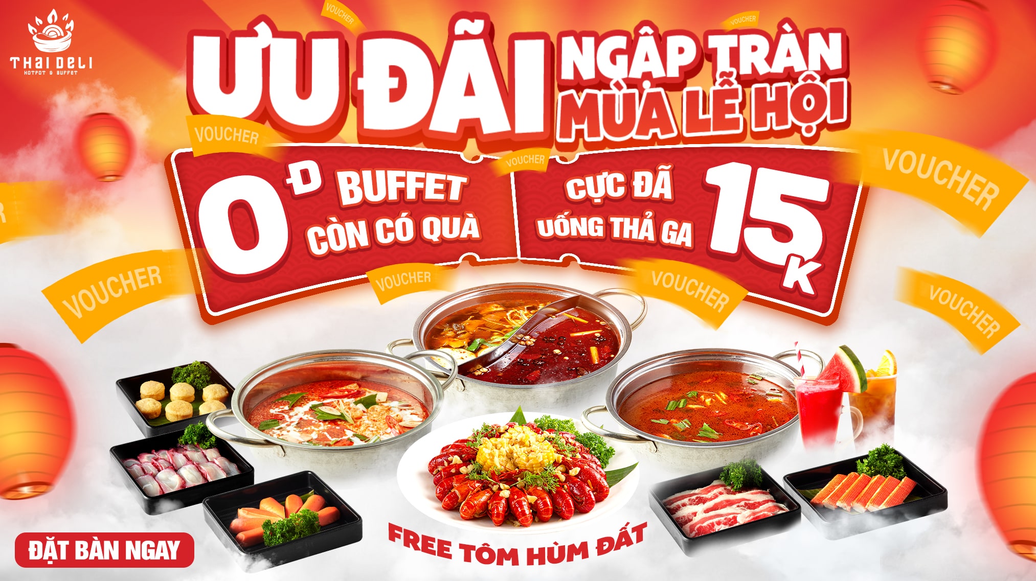 Ưu đãi ngập tràn mùa lễ hội